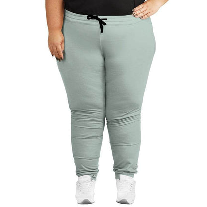 Lightened Neutral Green Joggers PLUS (BGG2-NE-LG) - Woman Front PLUS