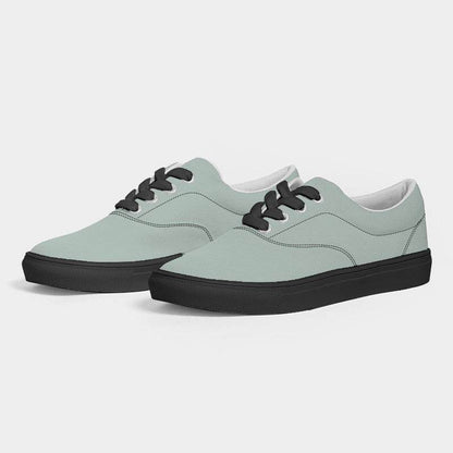 Lightened Neutral Green Men's Canvas Sneakers (BGG2-NE-LG) - Side 3