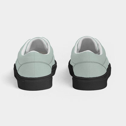 Lightened Neutral Green Women's Canvas Sneakers (BGG2-NE-LG) - Back