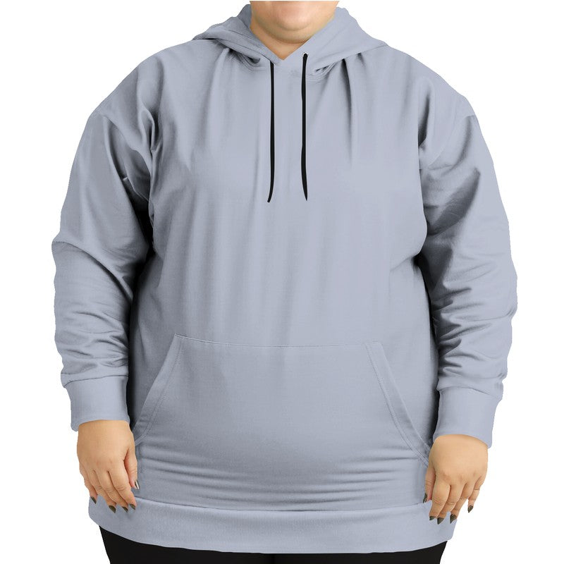 Lightened Neutral Indigo Hoodie PLUS (I-NE-LG) - Woman Front PLUS
