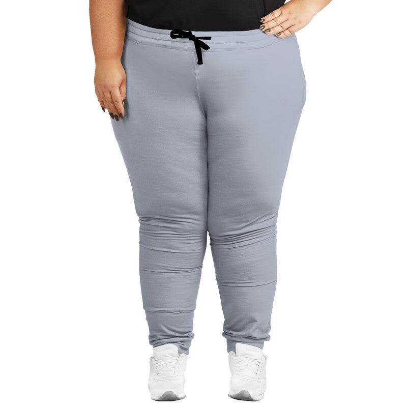 Lightened Neutral Indigo Joggers PLUS (I-NE-LG) - Woman Front PLUS