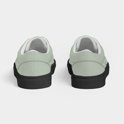Lightened Neutral Lime Women's Canvas Sneakers (GL2-NE-LG) - Back
