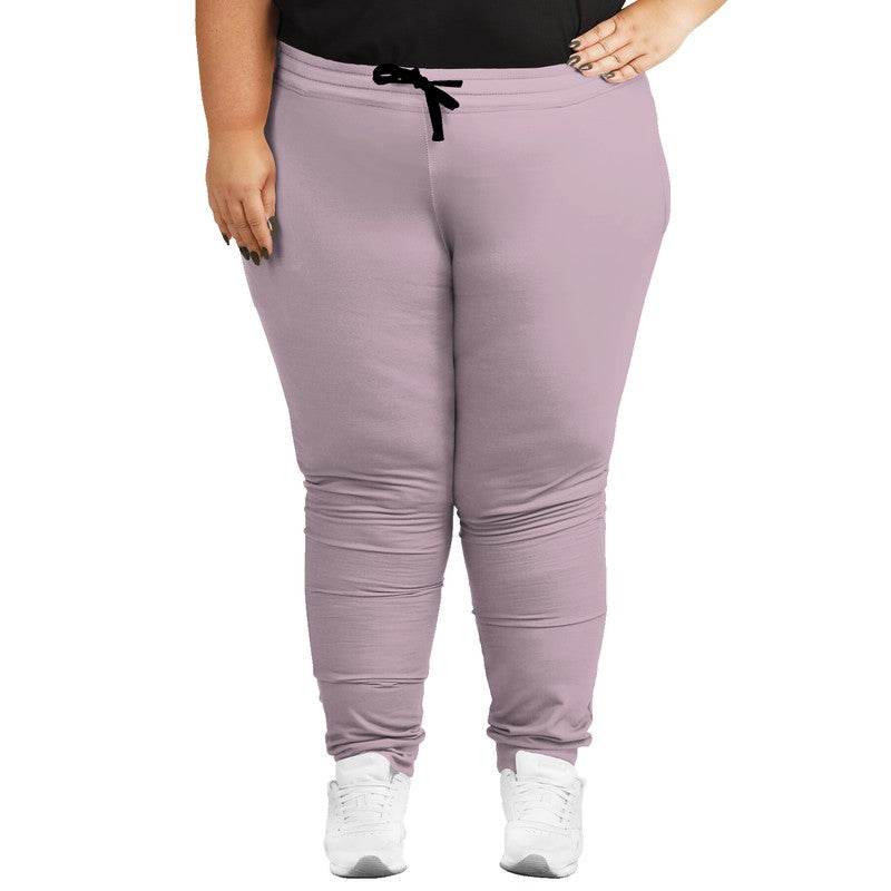 Lightened Neutral Magenta Joggers PLUS (PIM2-NE-LG) - Woman Front PLUS