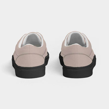 Lightened Neutral Orange Women's Canvas Sneakers (OR2-NE-LG) - Back
