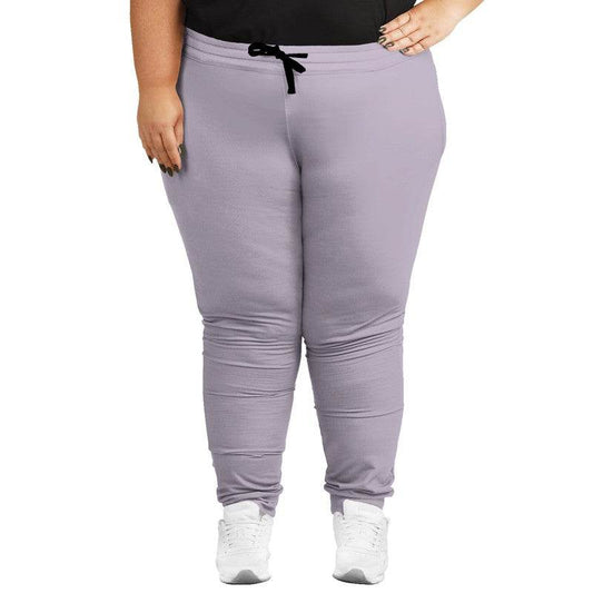 Lightened Neutral Purple Joggers PLUS (MPU2-NE-LG) - Woman Front PLUS