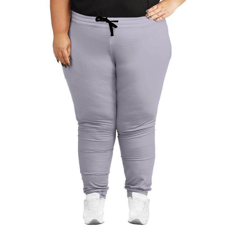 Lightened Neutral Purple Joggers PLUS (PU-NE-LG) - Woman Front PLUS