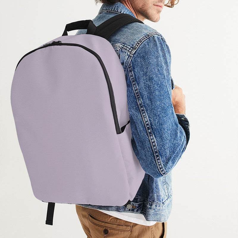 Lightened Neutral Purple Waterproof Backpack (MPU2-NE-LG) - Man CloseUp