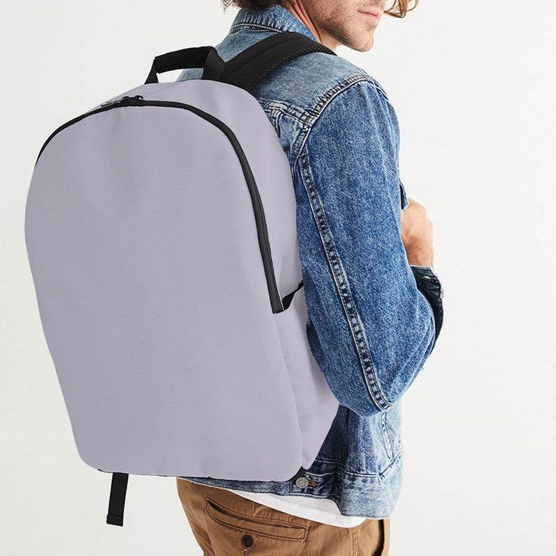 Lightened Neutral Purple Waterproof Backpack (PU-NE-LG) - Man CloseUp