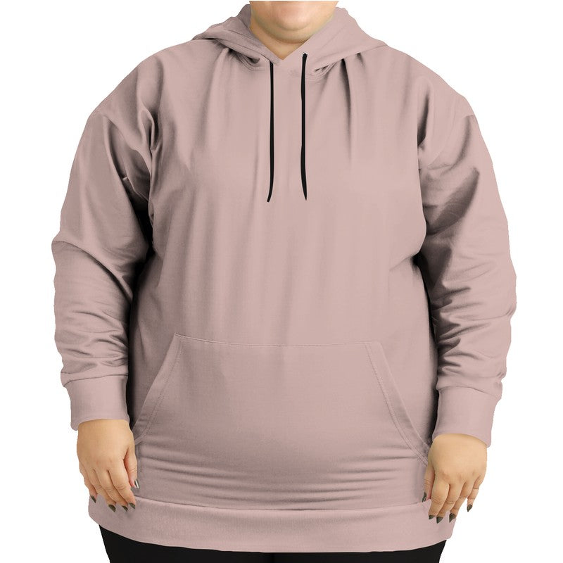 Lightened Neutral Red Hoodie PLUS (R-NE-LG) - Woman Front PLUS