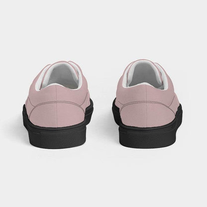 Lightened Neutral Red Women's Canvas Sneakers (RPI2-NE-LG) - Back