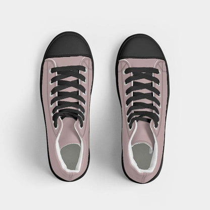 Lightened Neutral Red Women's High-Top Canvas Sneakers (RPI2-NE-LG) - Top