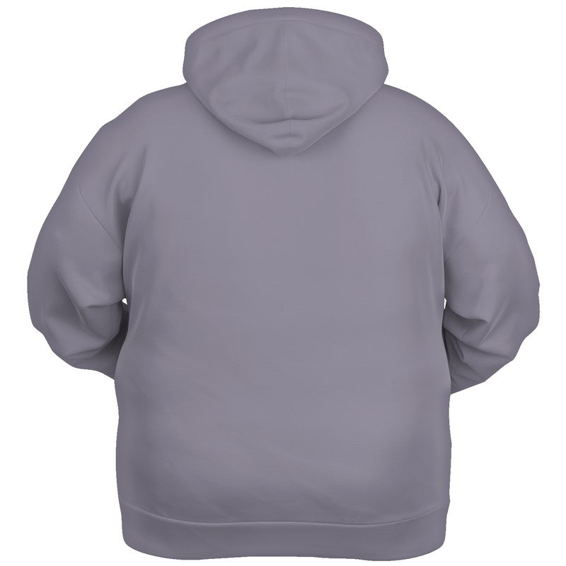 Lilac Gray Hoodie PLUS (PU-NE-ML) - Ghost Back PLUS
