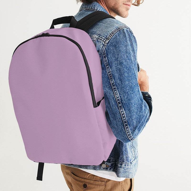 Lilac Waterproof Backpack (M-FM-LG) - Man CloseUp