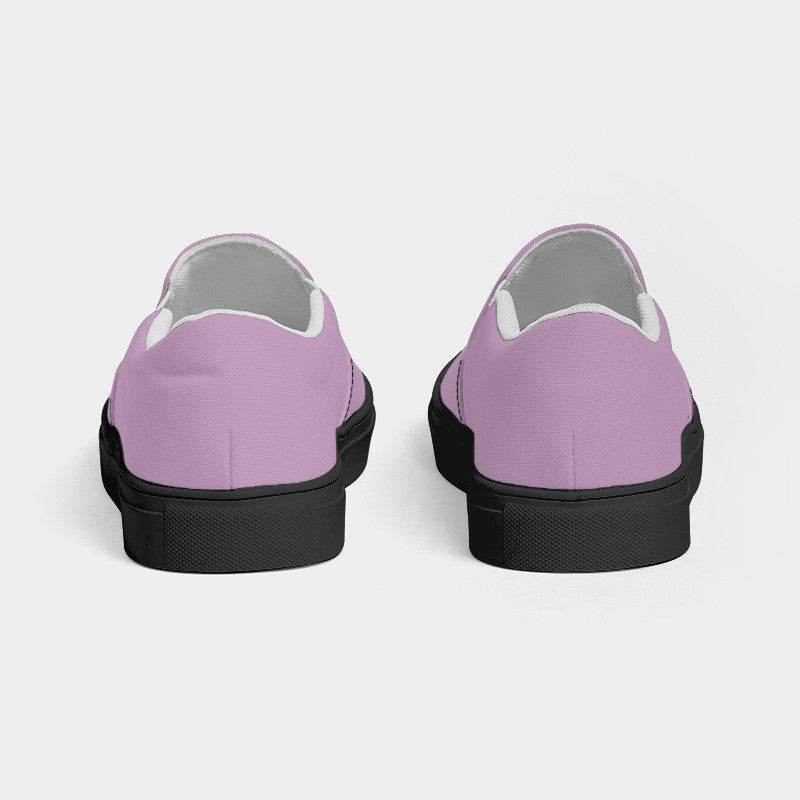 Lilac Women's Slip-On Canvas Sneakers (M-FM-LG) - Back