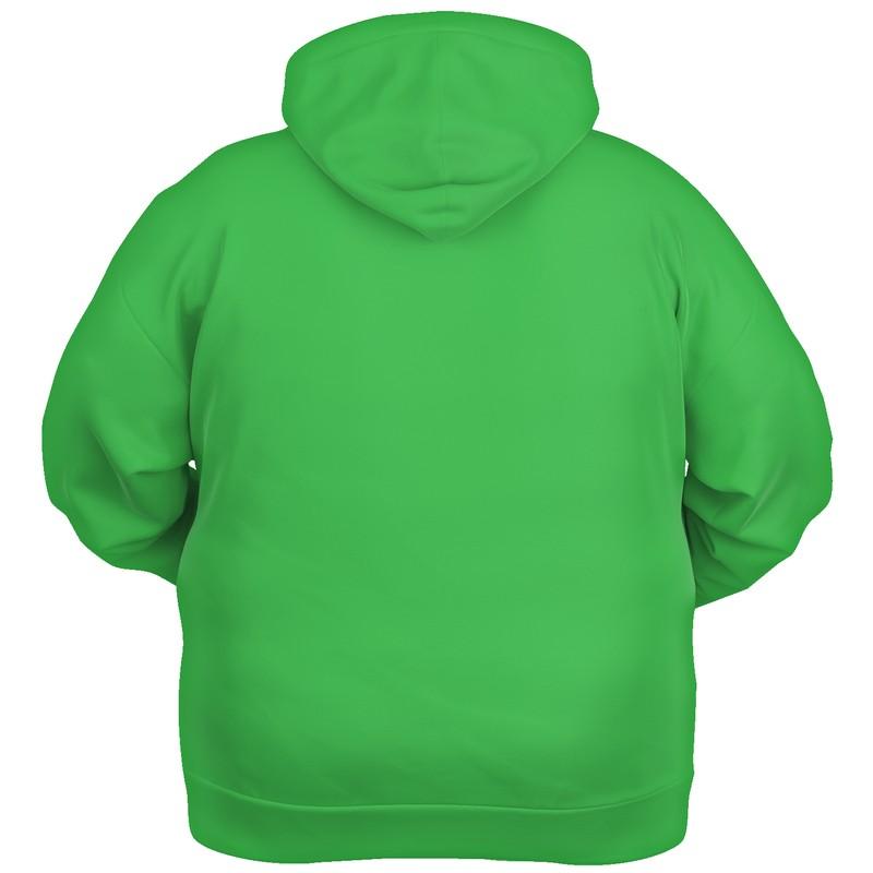 Lime Green Hoodie (C75M0Y100K0) - Ghost Back PLUS