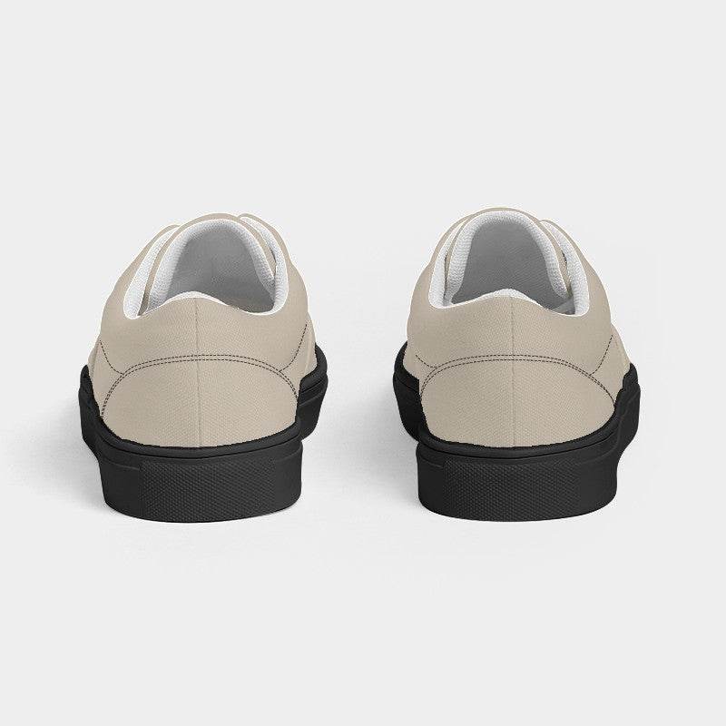 Linen Men's Canvas Sneakers (YO2-NE-LG) - Back