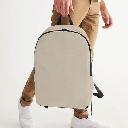 Linen Waterproof Backpack (YO2-NE-LG) - Man Holding CloseUp