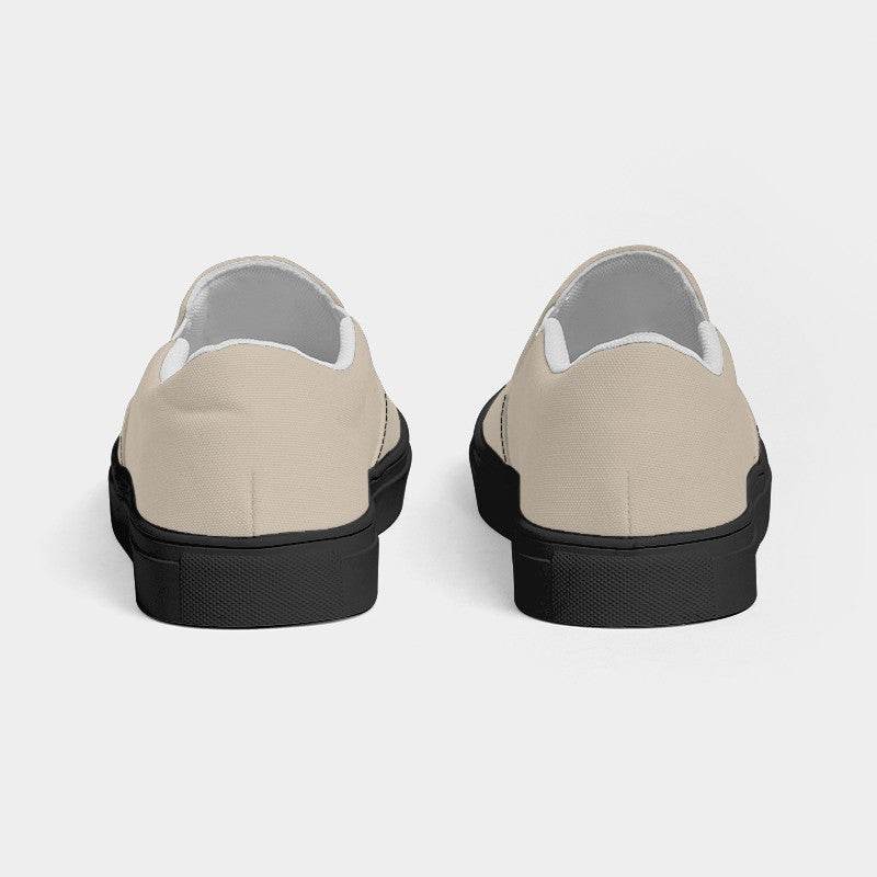 Linen Women's Slip-On Canvas Sneakers (YO2-NE-LG) - Back