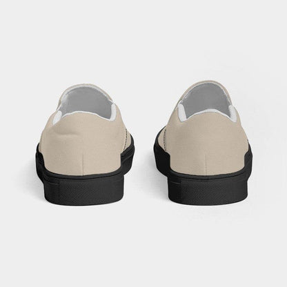 Linen Women's Slip-On Canvas Sneakers (YO2-NE-LG) - Back