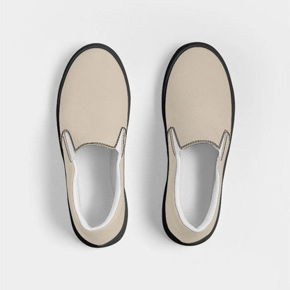 Linen Women's Slip-On Canvas Sneakers (YO2-NE-LG) - Top