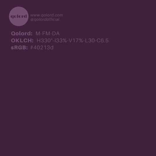 Dark Fully-Muted Magenta | M-FM-DA