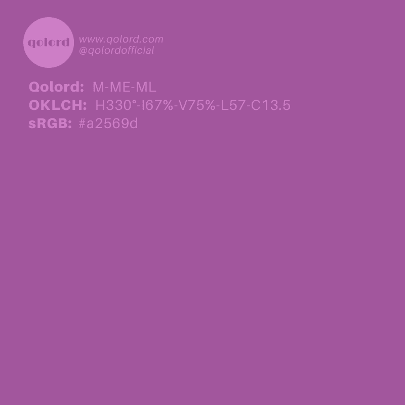 Medium-Light Medium Magenta | M-ME-ML