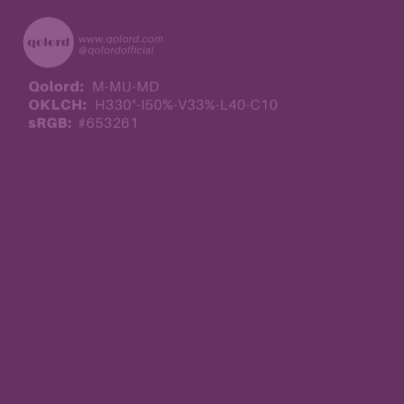 Medium-Dark Muted Magenta | M-MU-MD