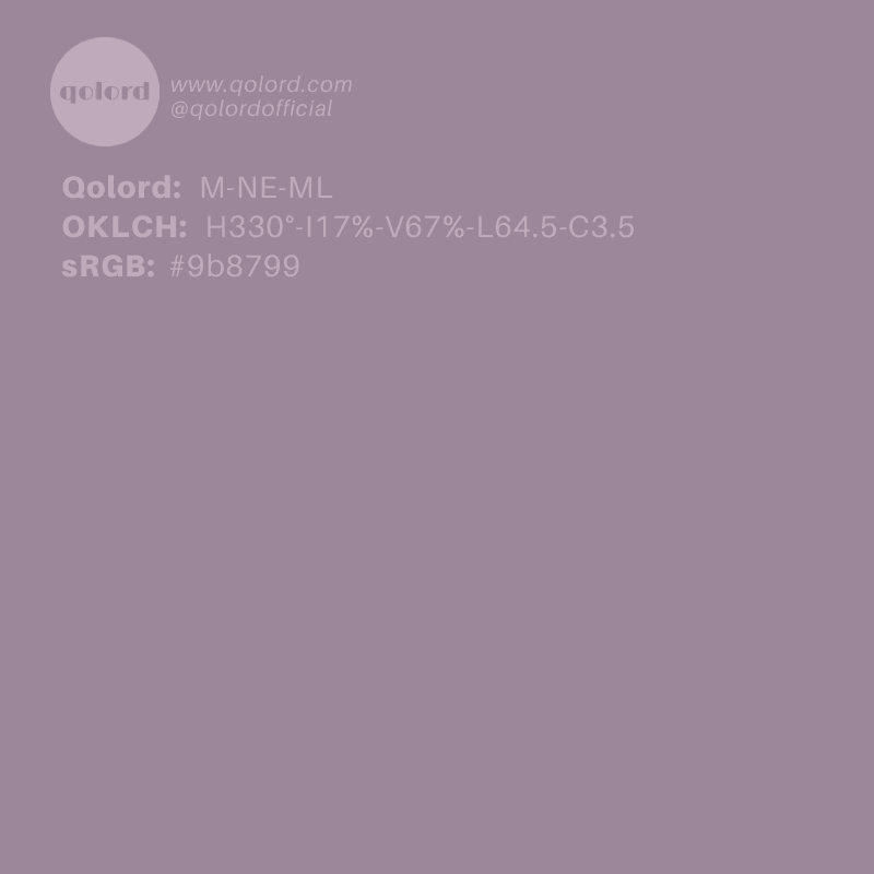 Medium-Light Neutral Magenta | M-NE-ML