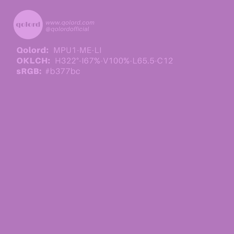 Light Medium Purple | MPU1-ME-LI