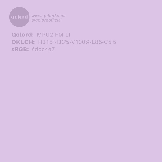 Light Fully-Muted Purple | MPU2-FM-LI