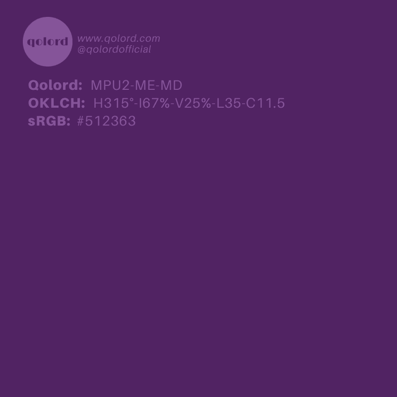 Medium-Dark Medium Purple | MPU2-ME-MD