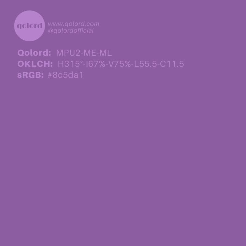 Medium-Light Medium Purple | MPU2-ME-ML