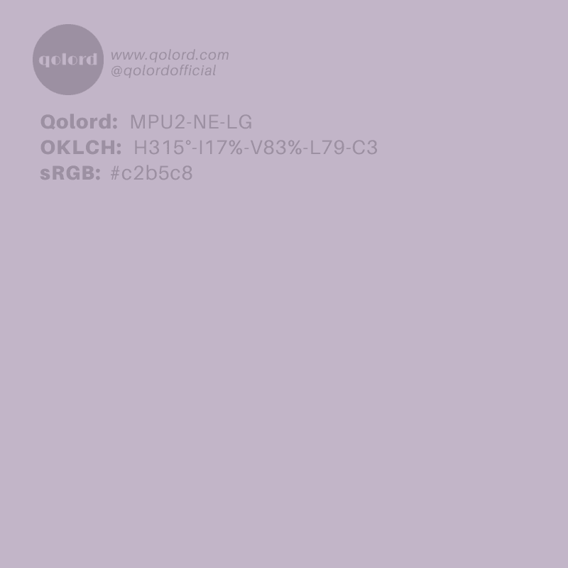 Lightened Neutral Purple | MPU2-NE-LG