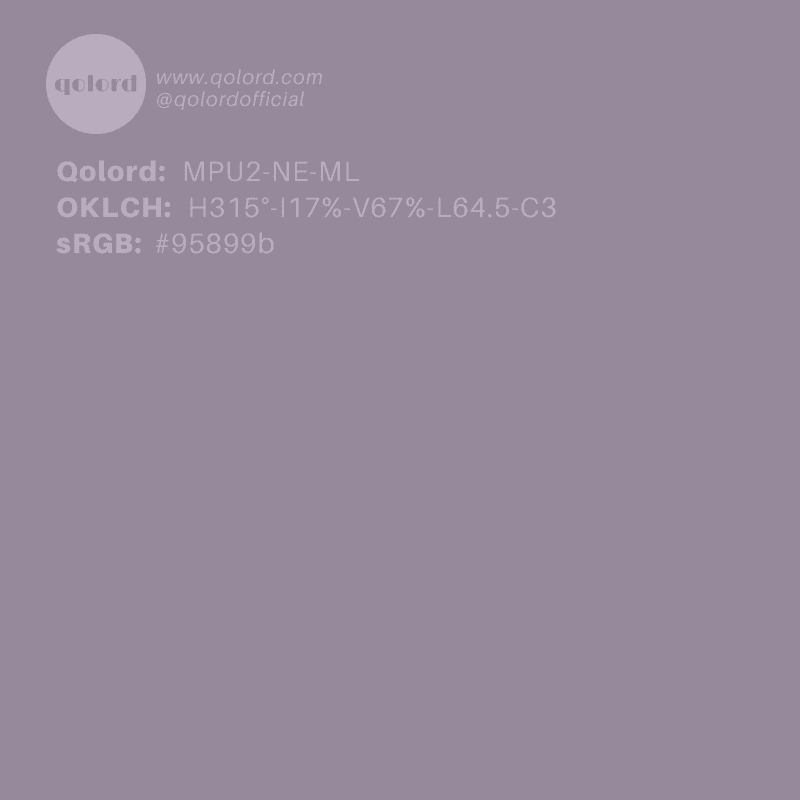 Medium-Light Neutral Purple | MPU2-NE-ML