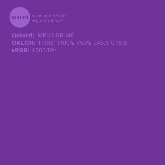 Bright Purple | MPU3-BR-ME