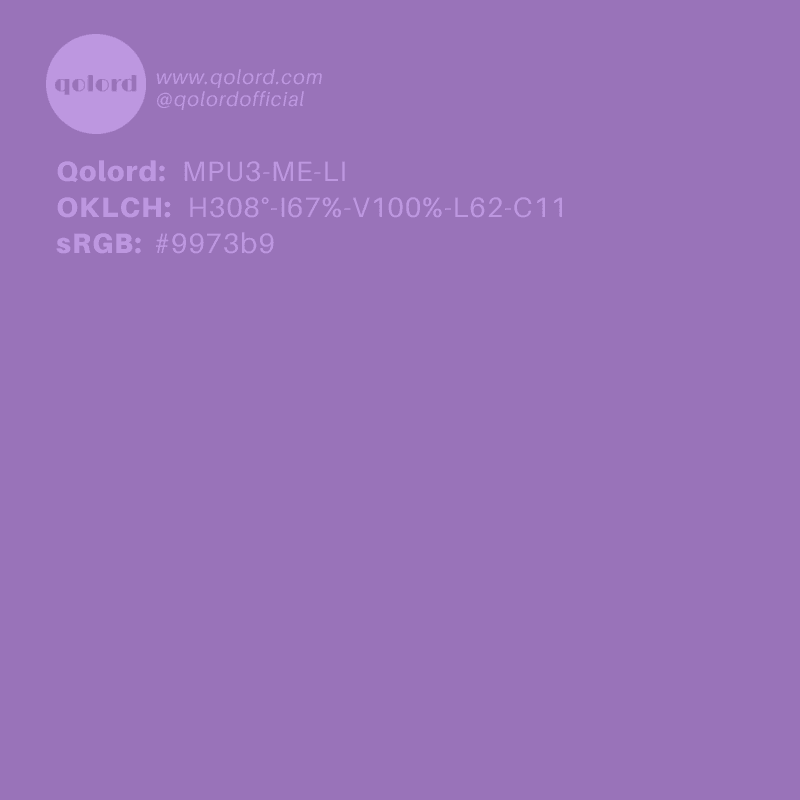 Light Medium Purple | MPU3-ME-LI