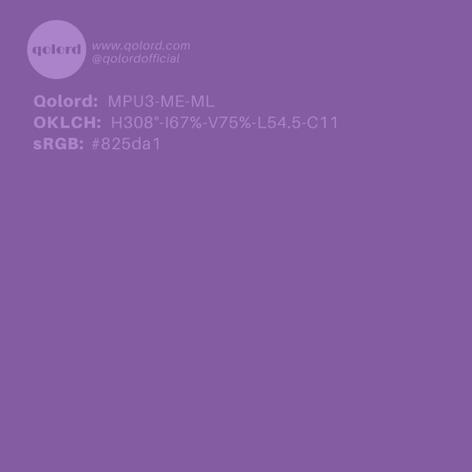 Medium-Light Medium Purple | MPU3-ME-ML