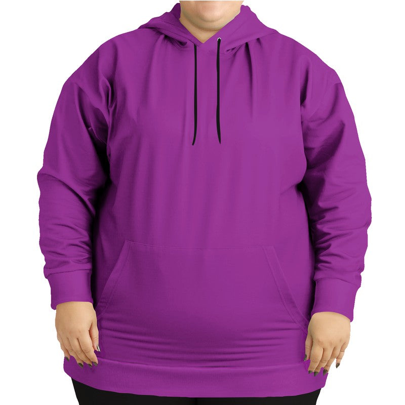 Magenta Hoodie PLUS (M-BR-ME) - Woman Front PLUS