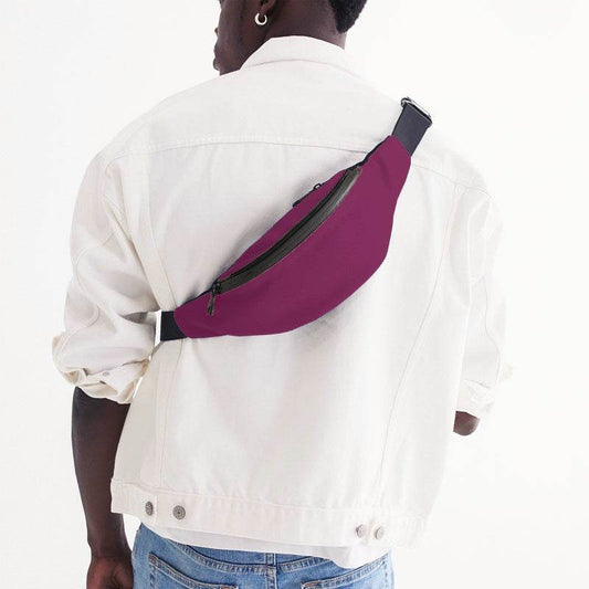 Magenta Rose Belt Bag (PIM1-ME-DE) - Man Back