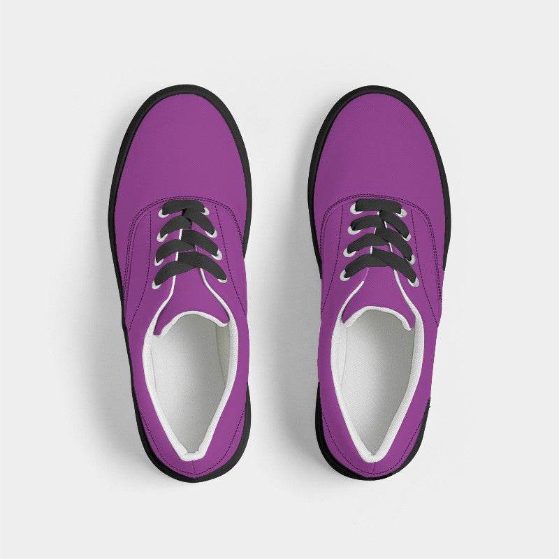 Magenta Women's Canvas Sneakers (M-BR-ME) - Top