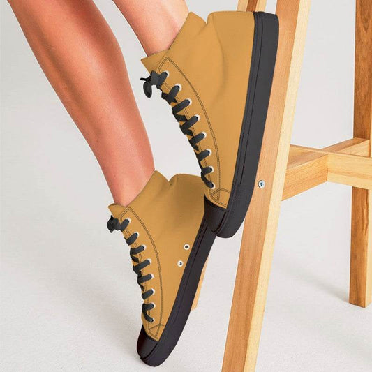 Mango Women's High-Top Canvas Sneakers (YO3-CL-ME) - Woman CloseUp