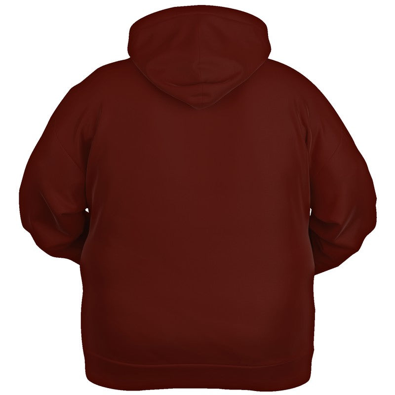Maroon Hoodie PLUS (R-MU-DE) - Ghost Back PLUS