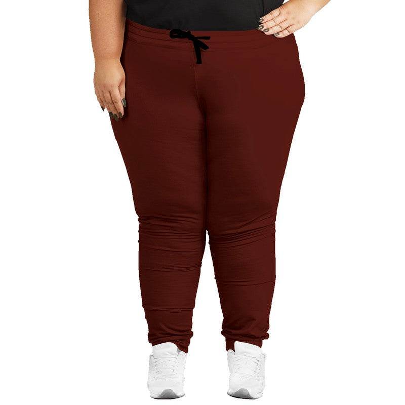 Maroon Joggers PLUS (R-MU-DE) - Woman Front PLUS