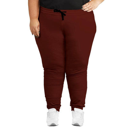 Maroon Joggers PLUS (R-MU-DE) - Woman Front PLUS