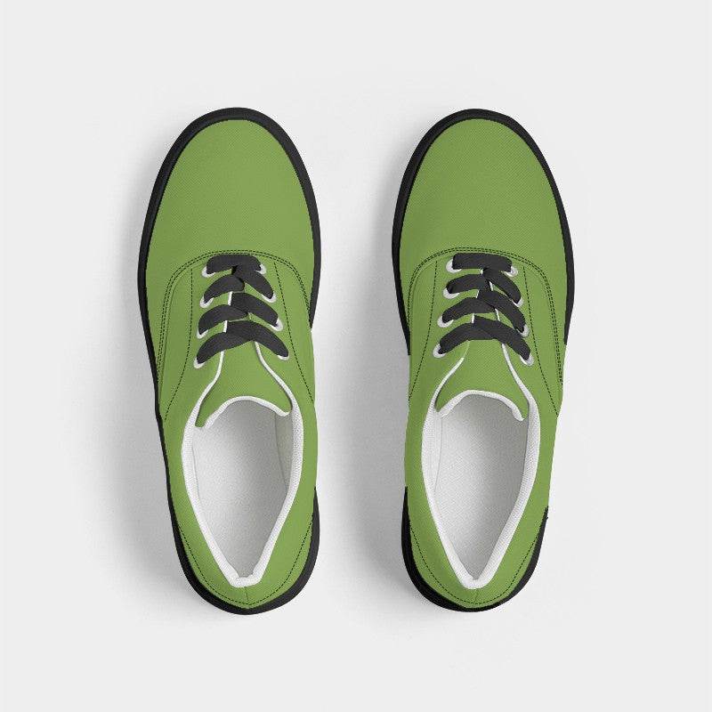 Matcha Men's Canvas Sneakers (GL3-CL-DE) - Top