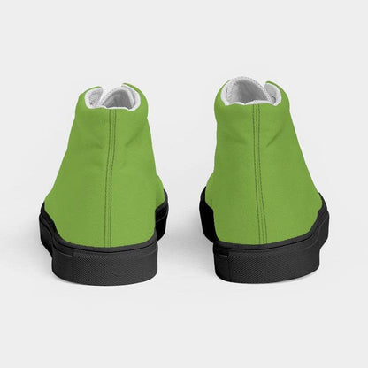 Matcha Women's High-Top Canvas Sneakers (GL3-CL-DE) - Back