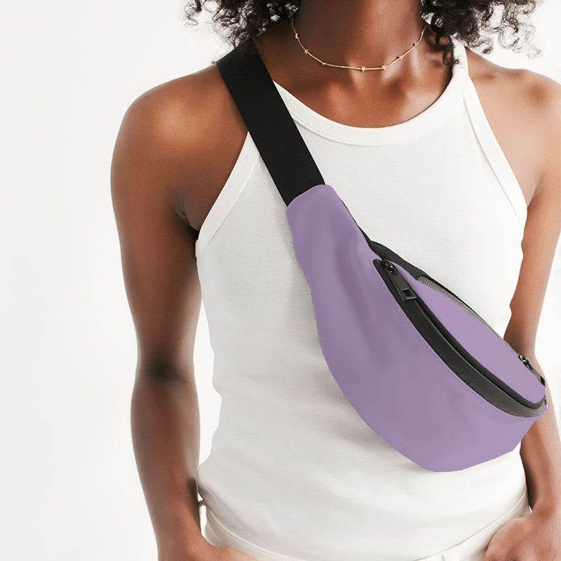 Mauve Belt Bag (MPU2-MU-LI) - Woman Front CloseUp