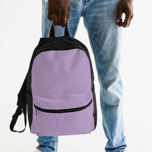 Mauve Canvas Backpack (MPU2-MU-LI) - Man Holding