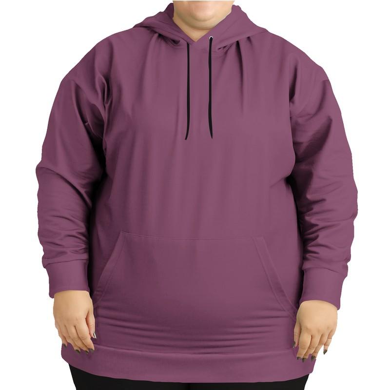 Mauve Hoodie (C0M60Y0K60) - Woman Front PLUS