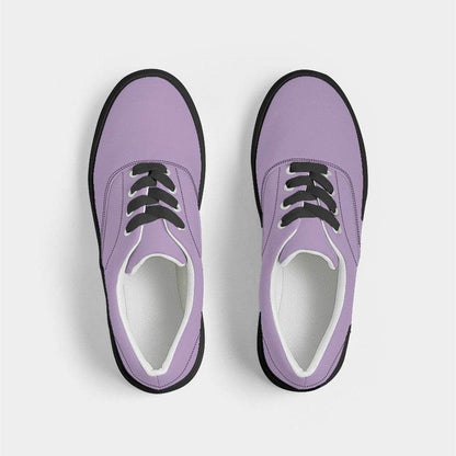 Mauve Men's Canvas Sneakers (MPU2-MU-LI) - Top